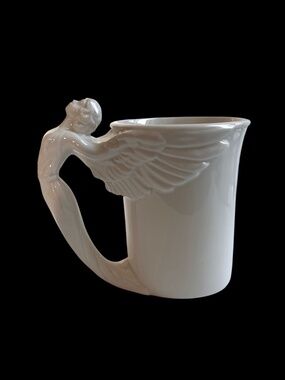 Vintage 1994 McConnell Winged Lady Pottery Mug *Like New*